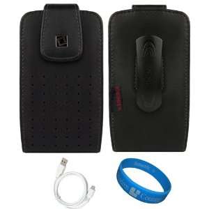  Edition Black Executive Leather Holster Case for Verizon Wireless 