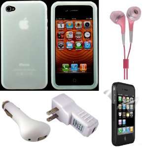  Soft Silicone Skin Cover Case for Verizon Wireless Apple iPhone 