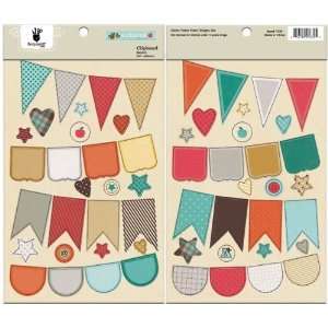  Fancy Pants Designs   Off to School Collection   Chipboard 