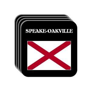 US State Flag   SPEAKE OAKVILLE, Alabama (AL) Set of 4 Mini Mousepad 