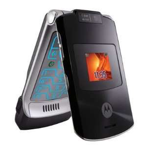  Motorola RAZR V3xx Unlocked Phone with Tri Band GSM, 3G, 1 