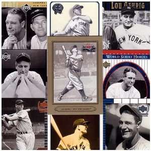  New York Yankees Lou Gehrig 20 Card Lot