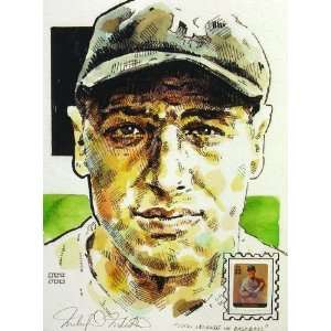  Lou Gehrig New York Yankees 2000 Legends Stamp By Michael 