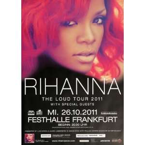  Rihanna   The Loud 2011   CONCERT   POSTER from GERMANY 