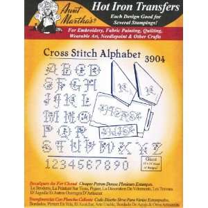  Cross Stitch Alphabet Aunt Marthas Hot Iron Embroidery 