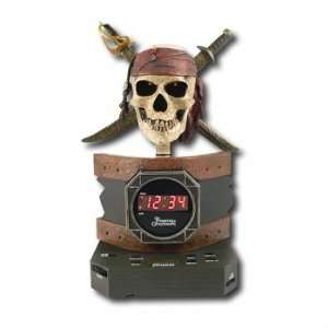  Disney Pirates of the Caribbean Alarm Clock Radio 