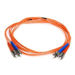  Fiber Optic Cable, ST/ST, Multi Mode, Duplex   2 meter (62 