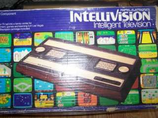 INTELLIVISION Video Game SYSTEM CONSOLE+11 GAMES+Keypad Overlays 