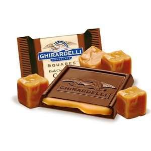Ghirardelli Chocolate Squares 60% Cacao Dark & Caramel Filled, 0.53 