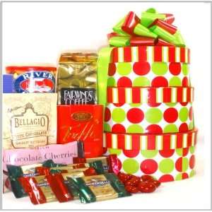  Christmas Joy Gourmet Gift Tower   A Holiday Gift Basket 