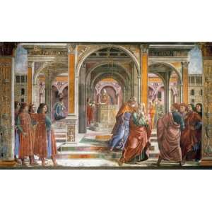  Hand Made Oil Reproduction   Domenico Ghirlandaio   32 x 