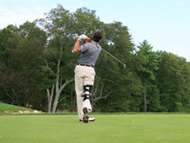 The Anchor Golf Swing Training Aid   Knee Stabilizer  