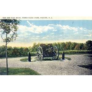 1925 The Old War Relic Cannon, Third Ward Park, Passaic, New Jersey 