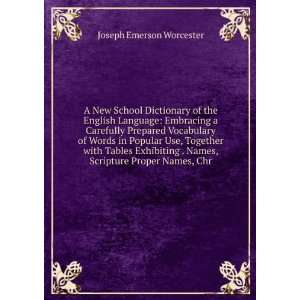  A New School Dictionary of the English Language Embracing 