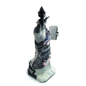 Autographed Jason Varitek Forever Blue and Grey Statue of Liberty (MLB 