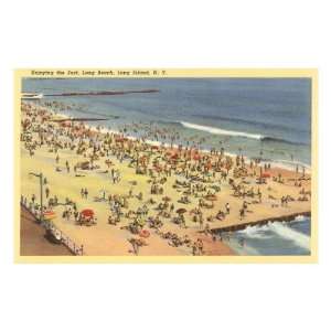  Long Beach, Long Island, New York Premium Poster Print 