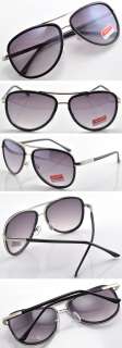 100% New Aviator UV400 Pensee Style Mens Sunglasses Metal 036  