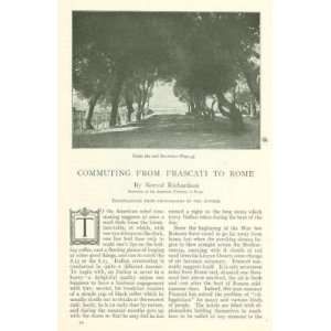    1919 Italy From Frascati to Rome Claudian Aqueduct 