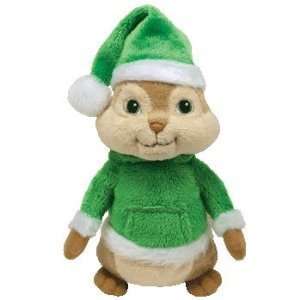   Beanie Baby   THEODORE with Holiday Hat (Alvin & the Chipmunks) Baby