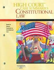 Constitutional Law   Keyed to Stone, Seidman, Sunstein, Tushnet, and 