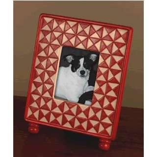  Red and White Picture Frame