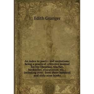   over . from three hundred and sixty nine books Edith Granger Books
