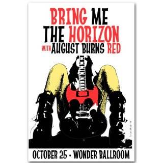 Bring Me The Horizon Poster   Concert Flyer   August Burns Red