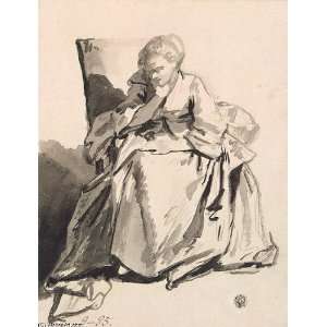     Jean Baptiste Greuze   24 x 32 inches   Melancholy