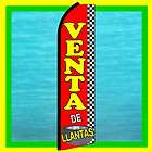 VENTA DE LLANTAS Tire Sales Feather Swooper Banner Flag