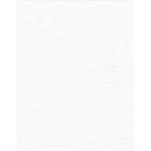  70 Text 8 1/2 x 11 Paper Cambric Linen Arctic White (50 