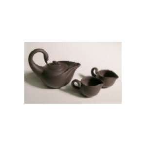  Yixing Swan Teapot with Two Swan Cups 