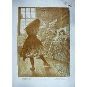  1892 OVERTIME MUSIC GIRL DANCING ISAIAH ANGELO SIBYL