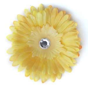  Yellow Daisy Flower Clip