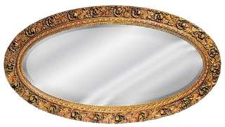 Serpentine Oval Mirror 30 Old World Finishes  