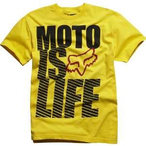 Fox Racing Moto Is Life Youth Boys Short Sleeve Casual Wear T Shirt 