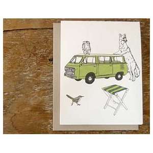 Screech Owl Designs The Camping Trip Notecard
