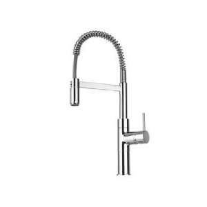  Elba Elba Low Lead Kitchen Faucet with Pull Down Spring Spout and Met