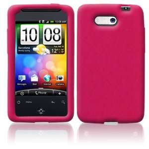  Wrap On Silicone Skin Protector Case Hot Pink For HTC Aria 