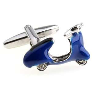  Blue Scooter Cufflinks Cuff Links 