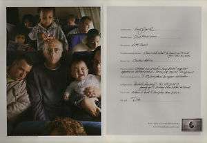 Larry David 2 pg Ad for American Express  