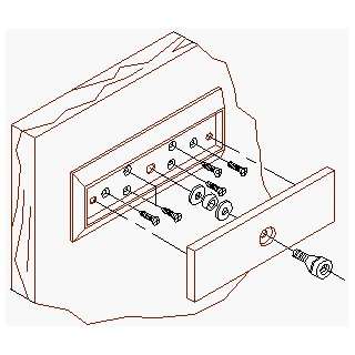  ROFU 21080 Armature Plate Housing for 8011 series Silver 