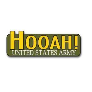  United States Army Hooah Bumper Sticker 6 Everything 