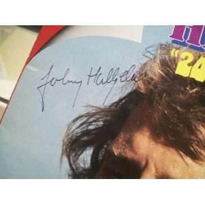  Hallyday, Johnny Lp Signed Autograph 24 Rocks Celebres 