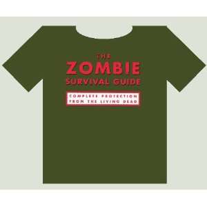    Zombie Survival Guide T shirt in Army Green 