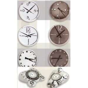   Boyes Clocks Clock Silver Large Woman & Man Coil