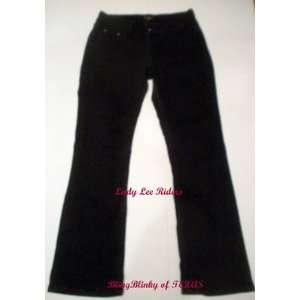   Riders Rider 1% spandex Black Denim Fancy Pockets Ladies Jeans Womens