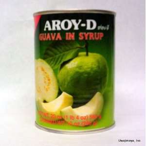 Aroy D   Guava in Syrup (Net Wt. 20 Oz.) Grocery & Gourmet Food