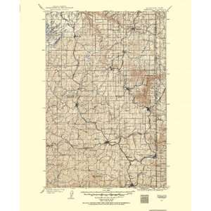  USGS TOPO MAP OAKESDALE QUAD WASHINGTON (WA) & IDAHO (ID 