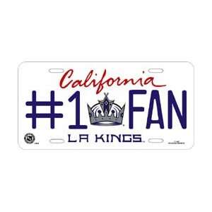  Los Angeles Kings #1 Fan Metal License Plate *SALE 