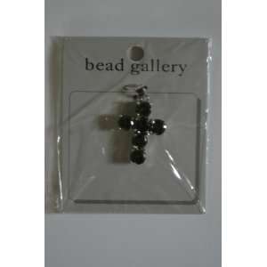  Bead Gallery Peridot Cubic Zirconia Cross 32 mm x 24 mm 